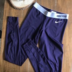 Nike Pro Plum Leggings
